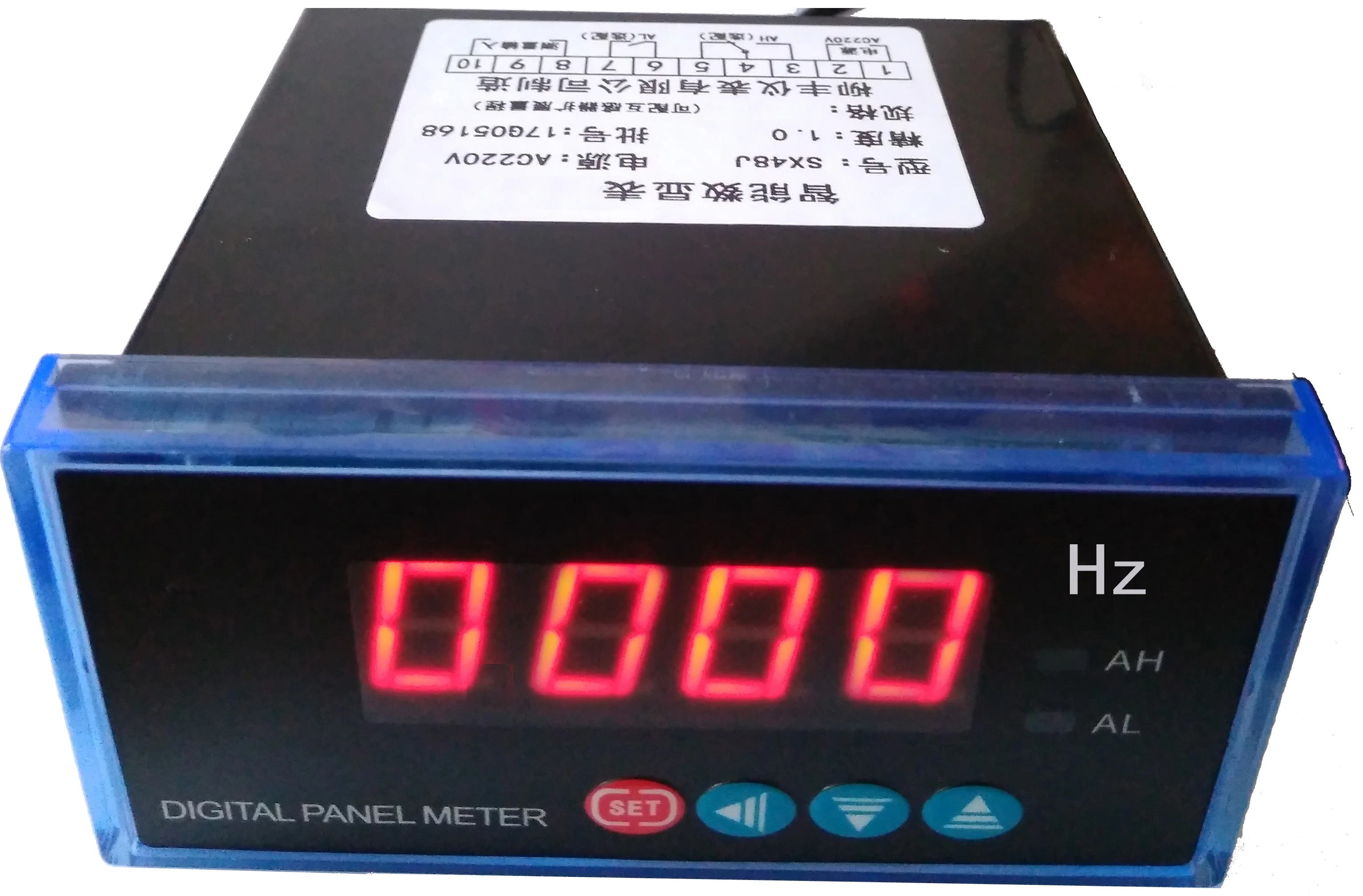 Тахометр SX48 0-10 В цифровой дисплей измеритель частоты преобразователь амперметр