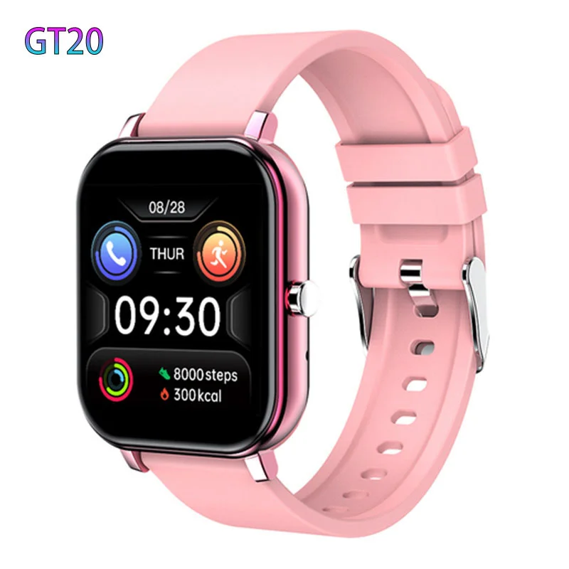 

2023 New GT20 Bluetooth Call Women's Smart Watch 1.69 Inch Full Touch Screen Fashion Watch Blood Pressure Sport Smartwatch Women