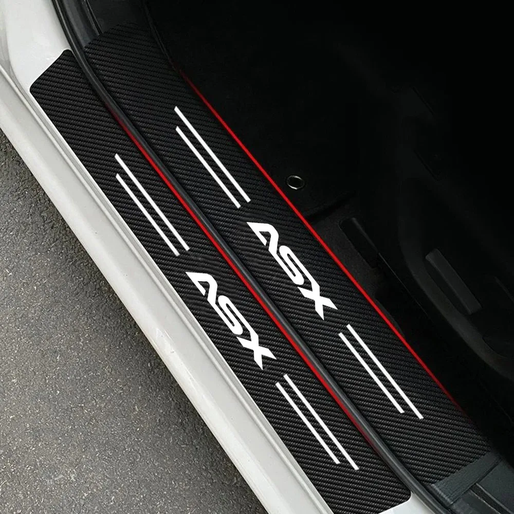 Автомобильный порог наклейка из углеродного волокна боковая лента против