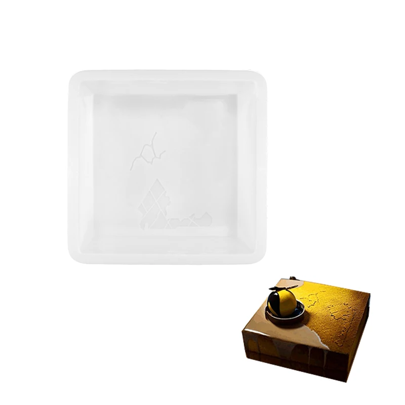 

Silicone Silicone Mousse Mould Cake Mold Regular Shape Butter Pillow For Dessert Bakery Baking Molds