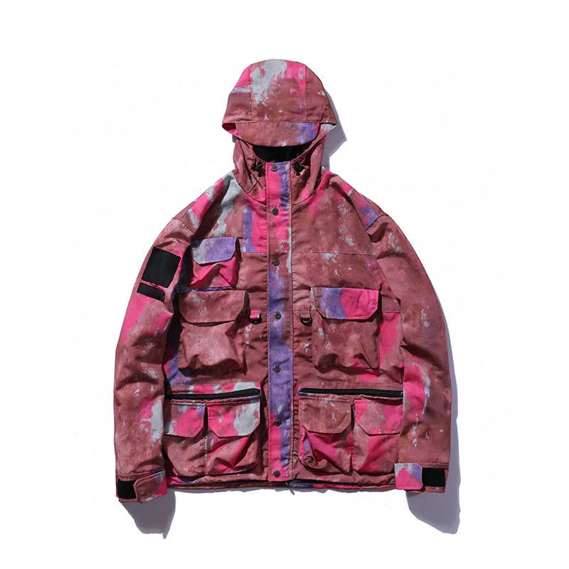 Куртка-карго для улицы повседневная куртка с капюшоном и несколькими карманами