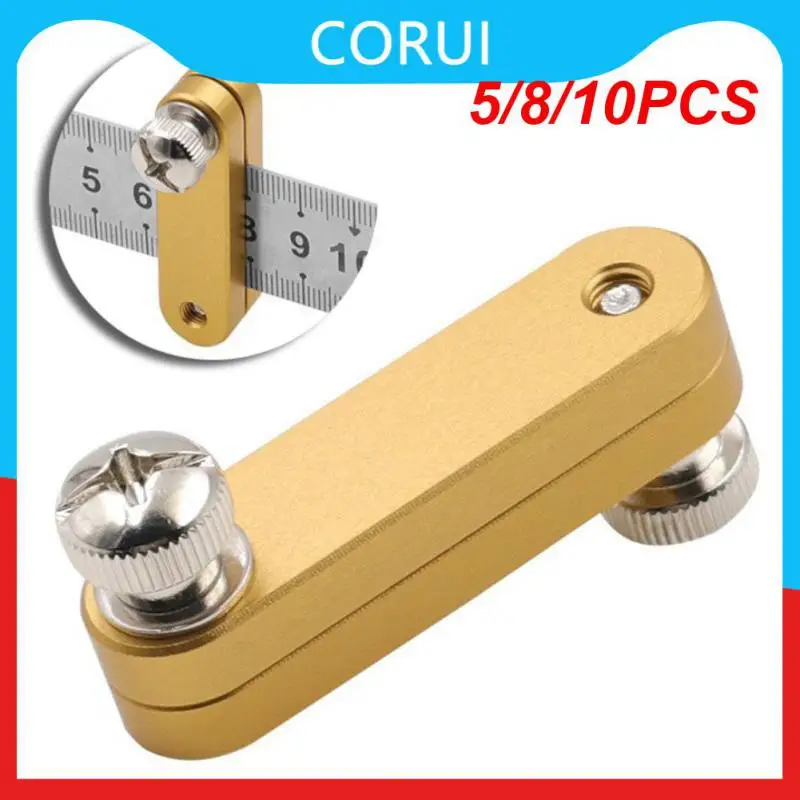 

5/8/10PCS Aluminum Alloy Locating Carpentry Scriber Measuring Angle Scriber For Wooden Products Marking Gauge Woodworking Tools