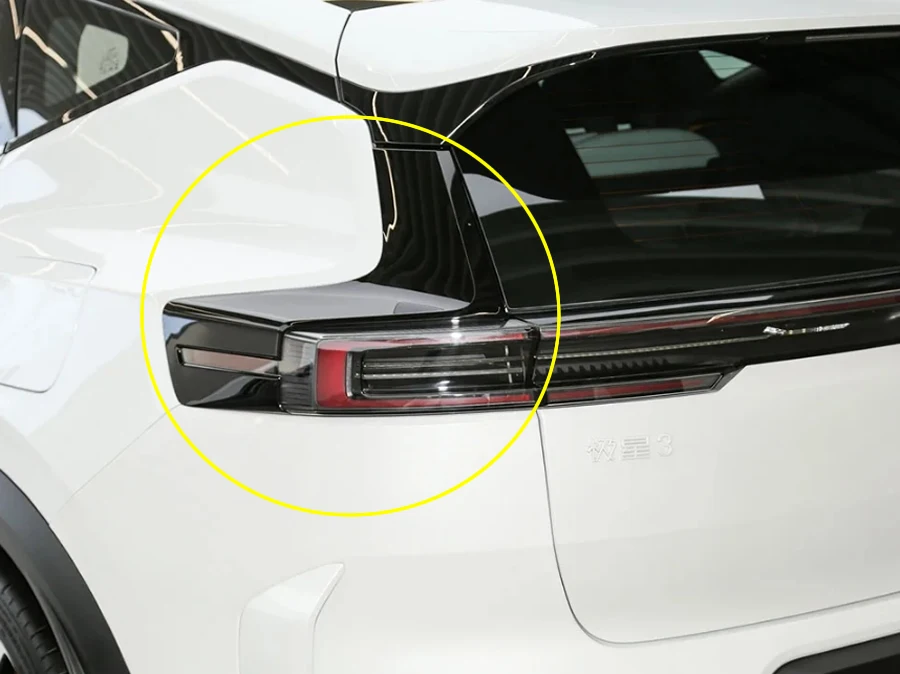 Для Volvo Polestar 3 2024 2025 автомобильные аксессуары внешний задний фонарь корпус крышка