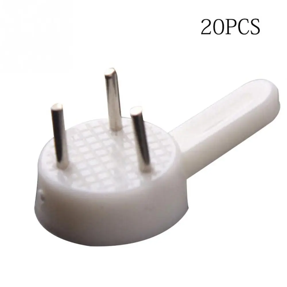 

20pcs Hanging Painting White Invisible Photo Frame Hook Hanger Picture Nail Wall Mount