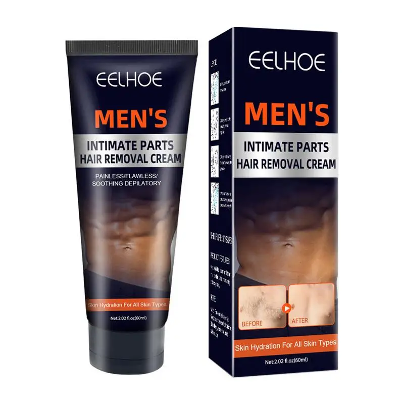 

Painless Hair Remover Quick Hair Removal Cream Fast-Acting Men Body Hair Removal Cream Non-Irritating And Effective Fast Hair