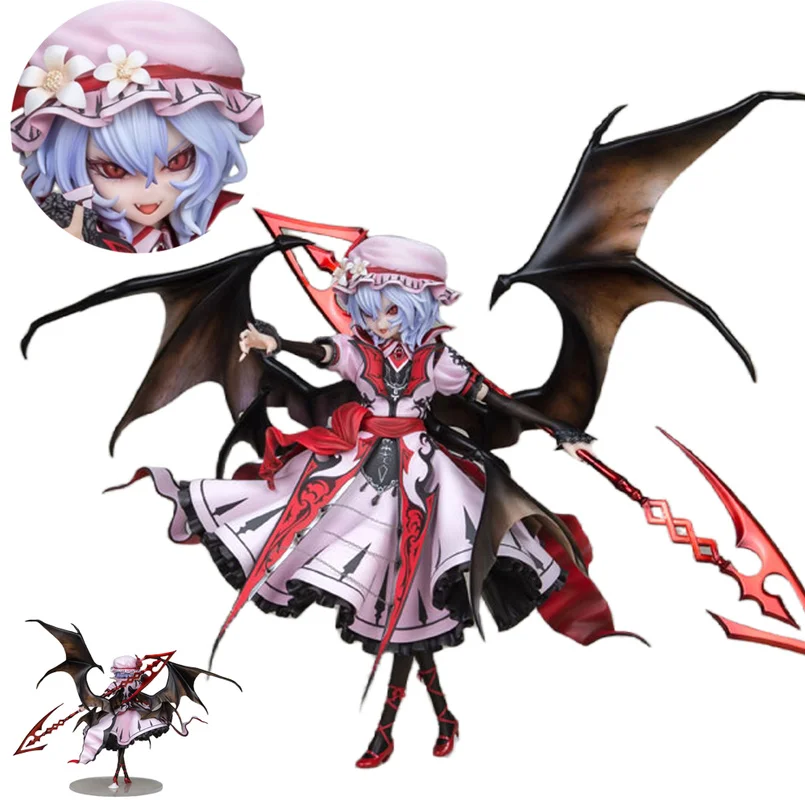 24cm Anime Touhou Project Anime Figure Remilia Scarlet PVC Action Figure Model Toys Figure Collection Doll Gift