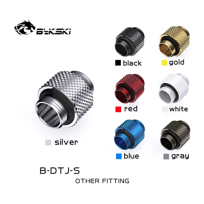 Фото BYKSKI G1/4 ''на G1/4'' двойное внешнее резьбовое соединение с резьбой адаптера папа-папа разъем 4,5 мм для водяного охлаждения №1