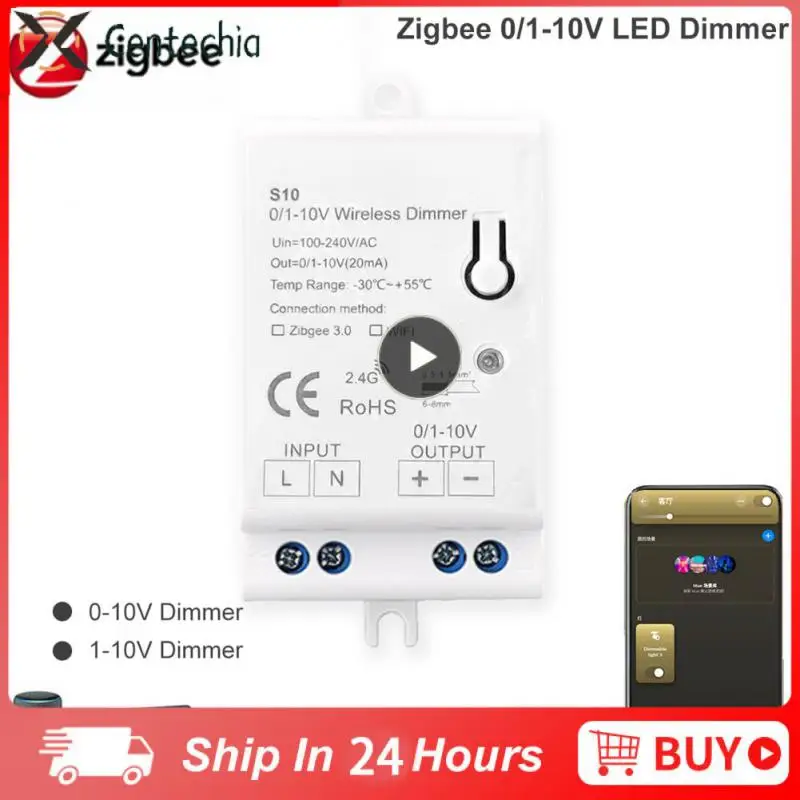 

2/3/5PCS Wireless Dimming Controller Mini Zigbee 3.0 Dimmer Support Smartthings Lighting Adjustable Switch Remote Control