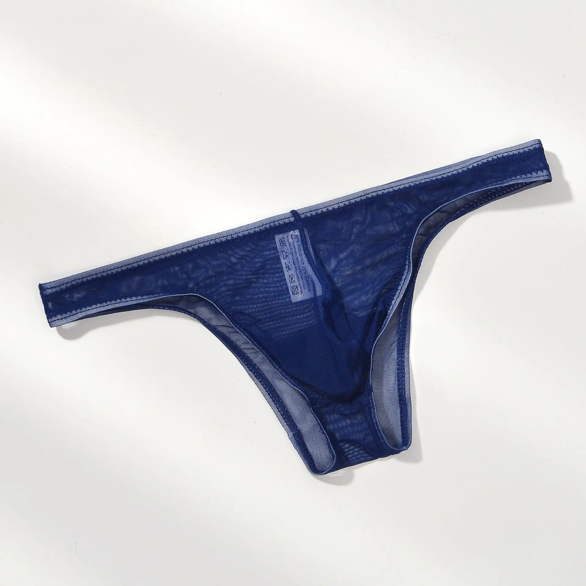 Men's Sexy See Through Briefs Mesh Sheer Transparent Stretchy Seamless Panties Underwear Mid-Rise Ultra-Thin Male Underpants