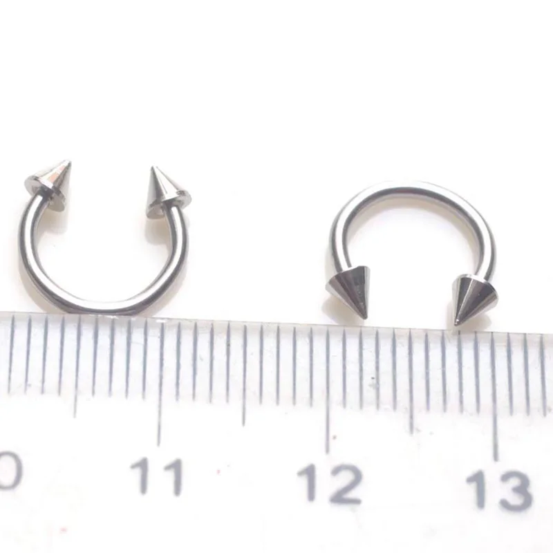 PINKSEE 18 г 20 шт. серебряный язык брови губы живот пупок кольцо из нержавеющей стали