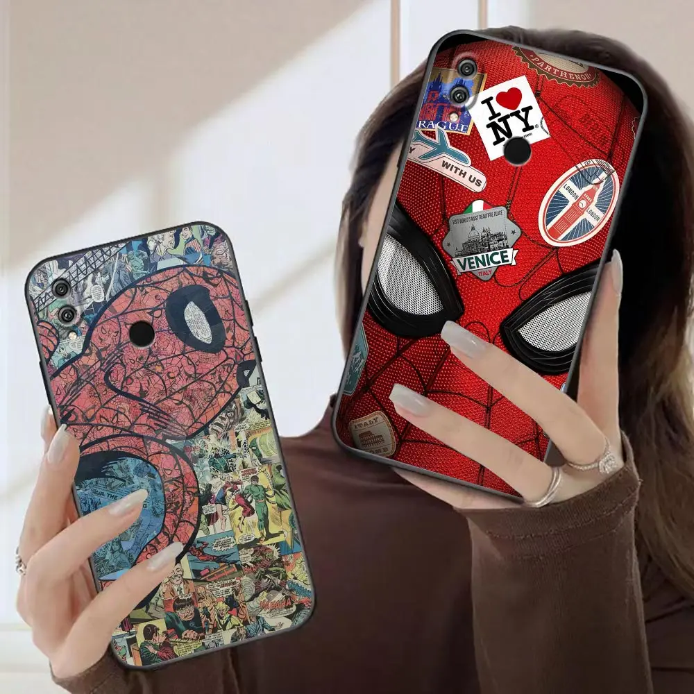 

Funda Capa Case for Honor 8X 9X Play 9A 20 21i 30i 50 60 X8 Nova 8i 9 SE Y60 Magic4 Pro Lite TPU Case Coque Avengers Spider-Man