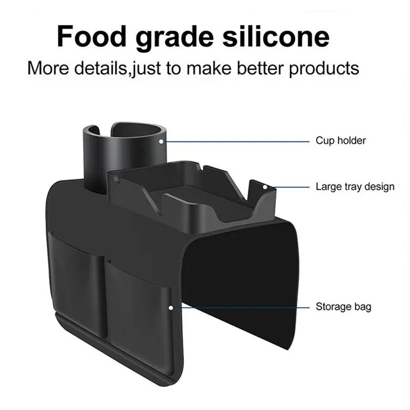 

Sofa Cup Holder Anti Slip Couch Console Arm Rest Tray Heat Resistant Couch Cup Holder Washable Couch Cup Holder Storage Tray
