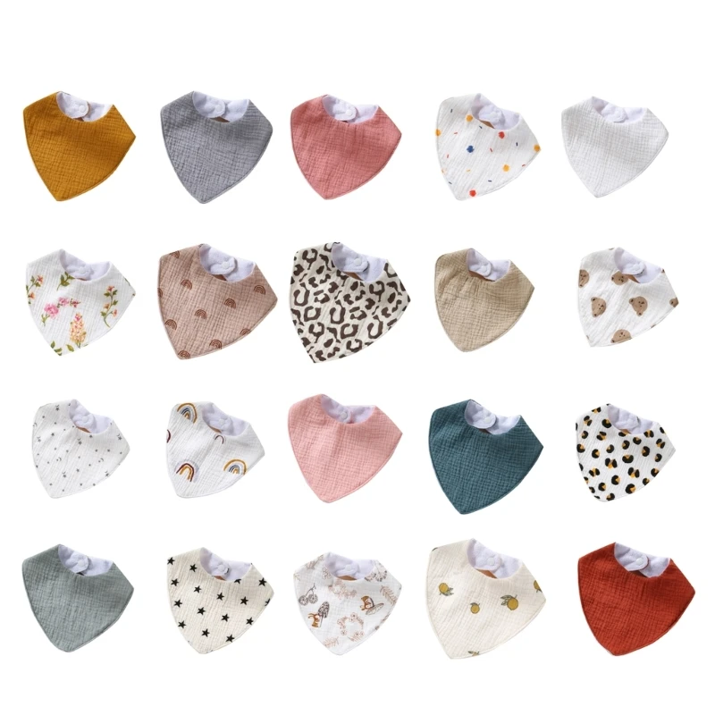 

Хлопковые детские нагрудники для прорезывания зубов, удобная детская ткань для отрыжки, защитит одежду вашего ребенка