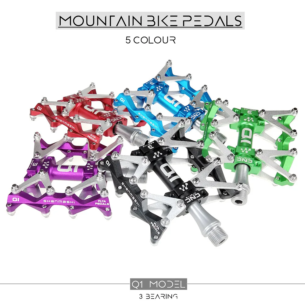 

3 Bearings Pedals For Bicycle Road MTB Aluminum Alloy Bike Pedal Sealed Bearing Cycling Pedals Lightweight Bike Accessories