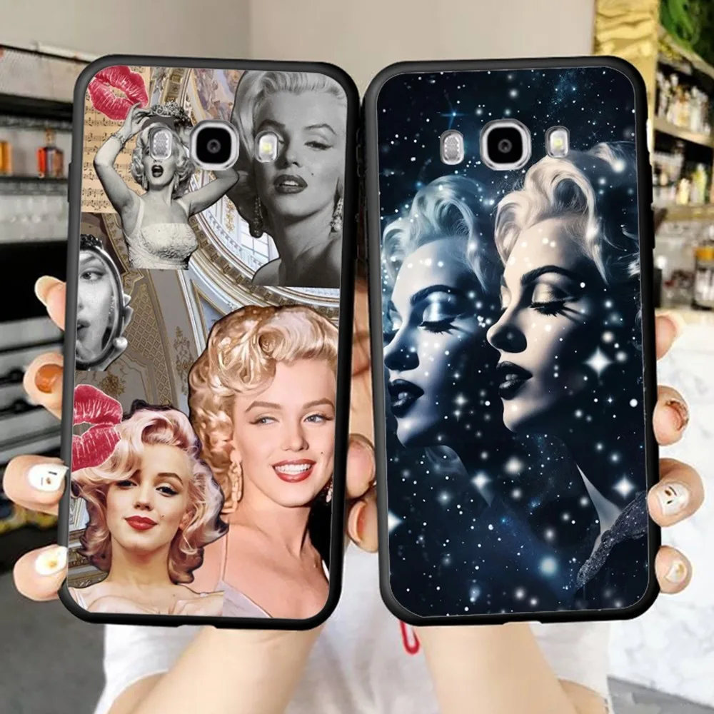 M-Marilyn M-Monroes Phone Case For Samsung J 7 plus 7core J7 neo J6 prime J4 J5 Mobile Cover
