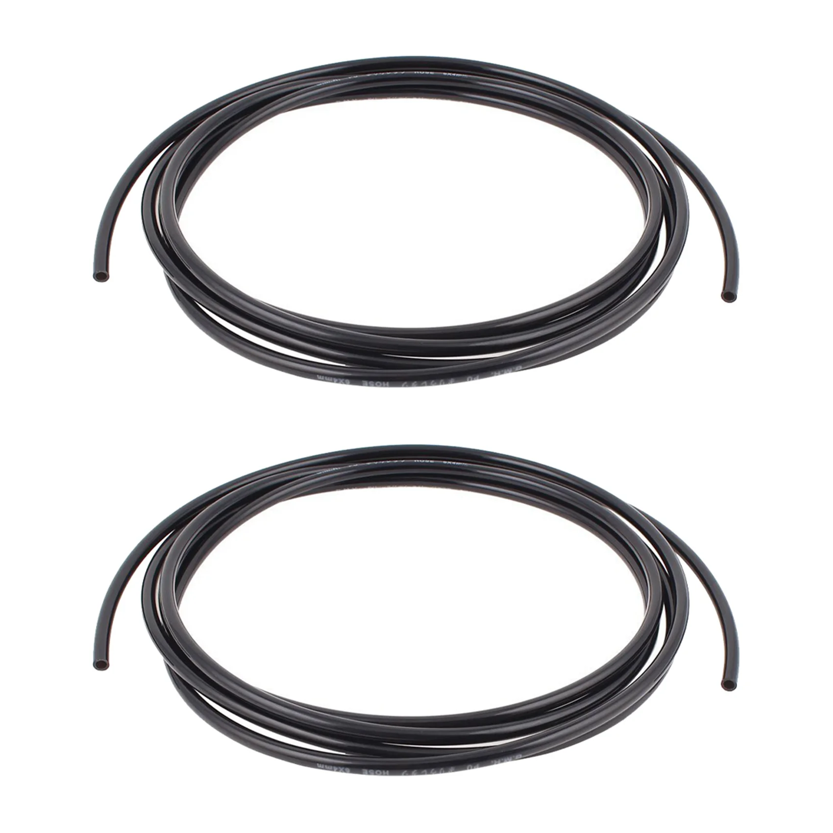 

2Pcs 6mm x 4mm Pneumatic Air Compressor PU Hose Pipe 3 Meters Black
