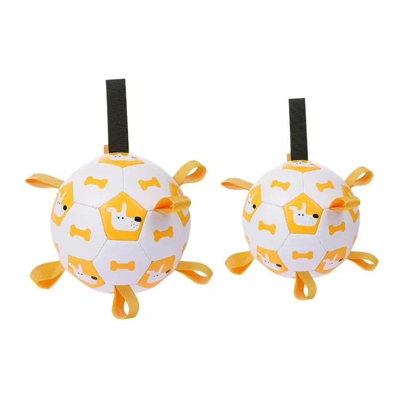 

Interactive Dog Pet Football Toy with pump Grab Tabs Dog Outdoor Training Soccer