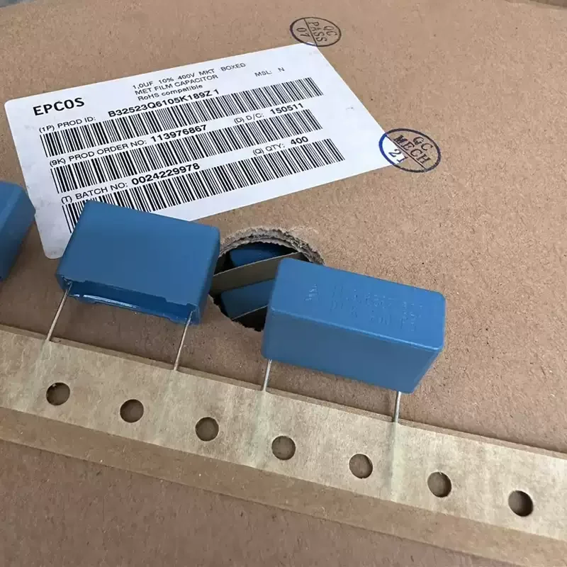10-100 шт. совершенно новые пленочные конденсаторы EPCOS 400V 1UF 400V 105 1.0UF 1UK с шагом выводов 22.5 мм, калиброванные (art.: 3920dc18819b7) - 3920dc18819b7