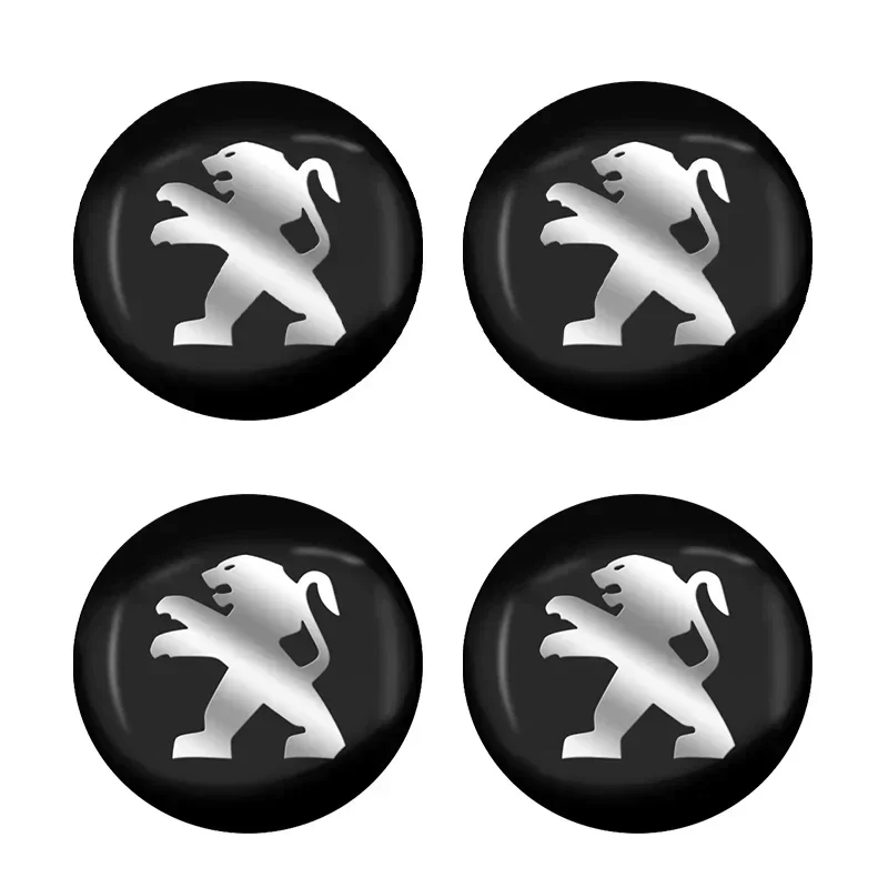 

4 шт. 3D 56 мм наклейка на центр колеса автомобиля для Peugeot 206 307 308 207 3008 208 407 508 2008 5008 301 406 607 Товары Автоаксессуары