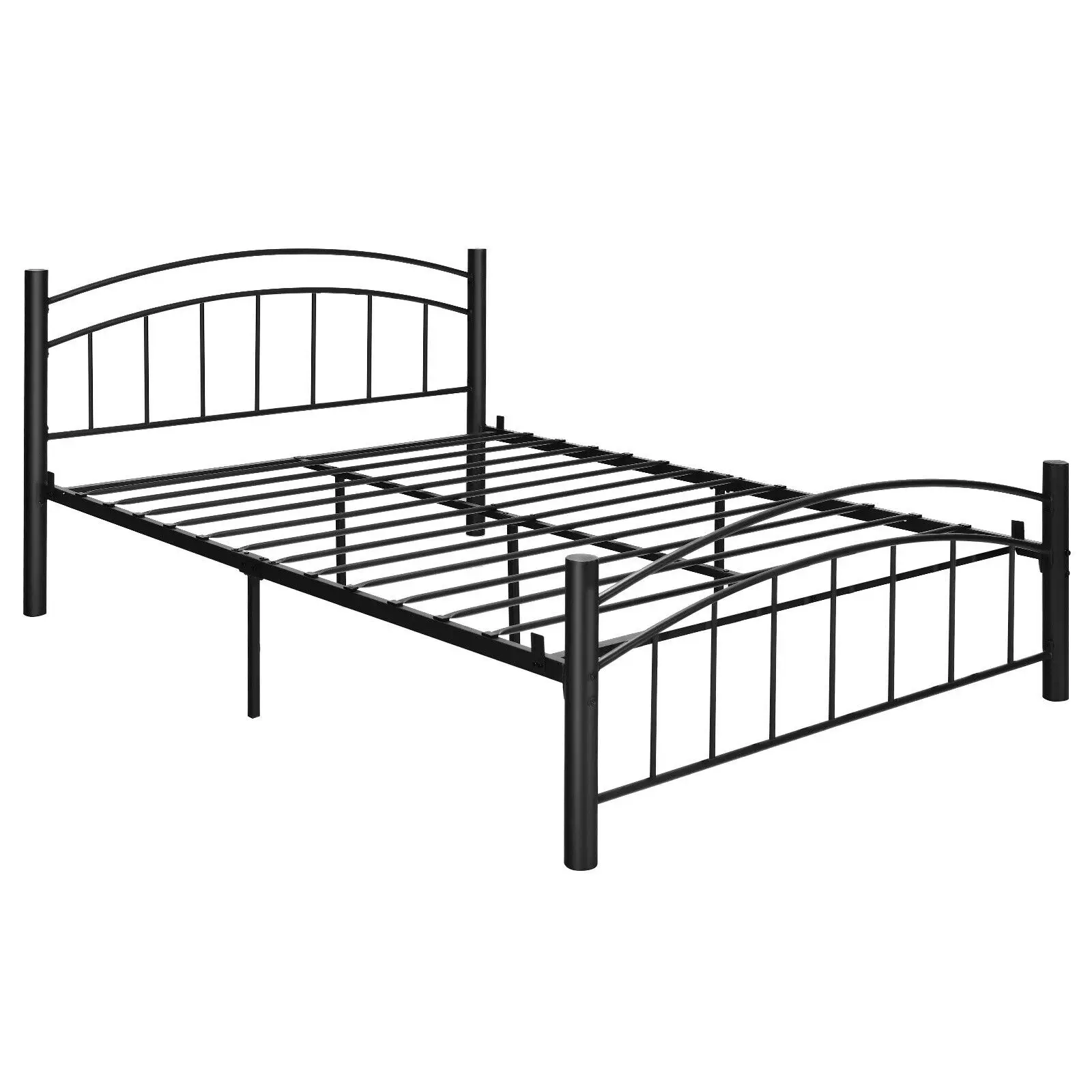 Headboard Footboard Platform No Box Spring Needed  Hu10113dk-f