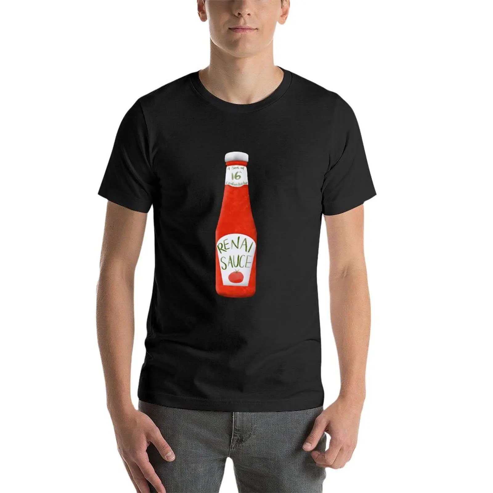 Футболка Cunk On Earth Renai Sauce новая коллекция летняя одежда мужские футболки