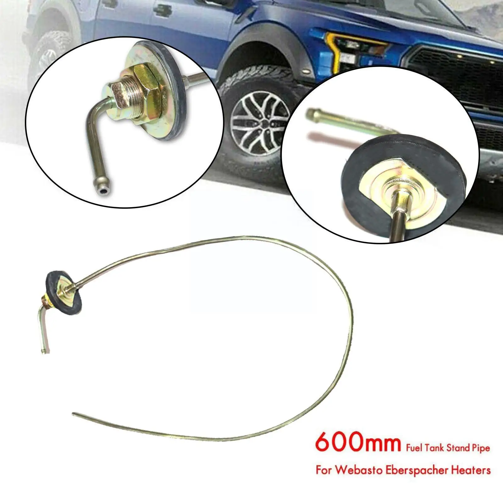 

600 мм Автомобильная Подставка для топливного бака, трубка для захвата Webasto Eberspacher, подставка для топливного бака, Труба длиной 60 см, в комплек...