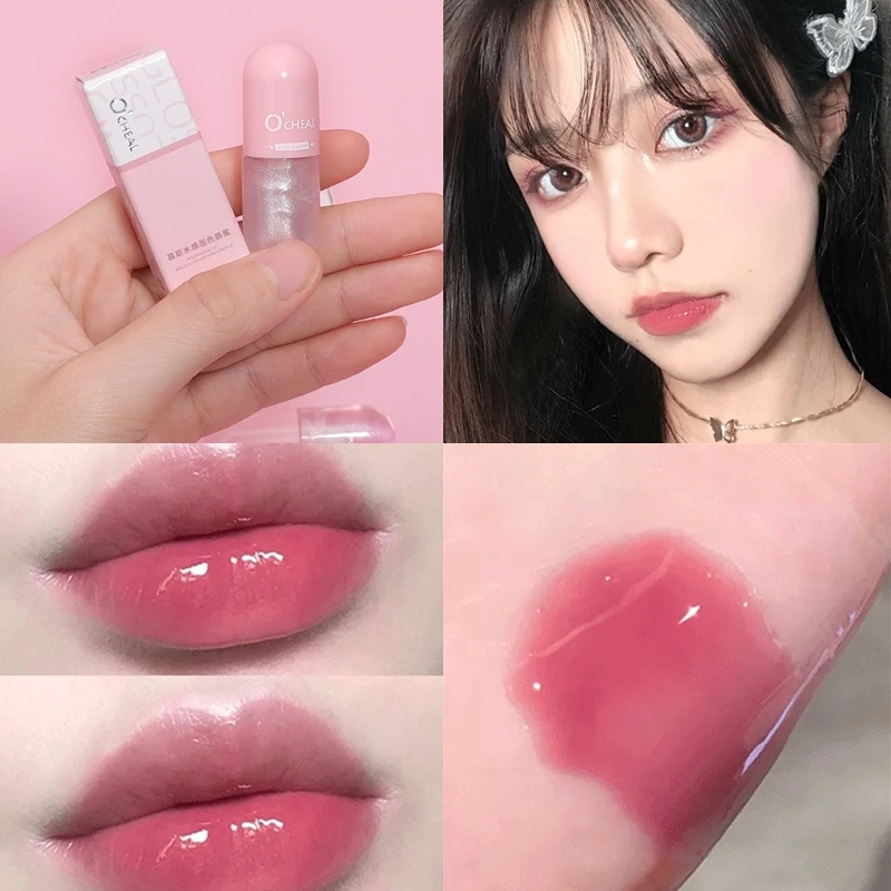 

Transparent Color Changing Lip Gloss Glitter Plumping Nourishing Lip Oil Waterproof Moisturizer Lasting Gloss Liquid Lipsticks