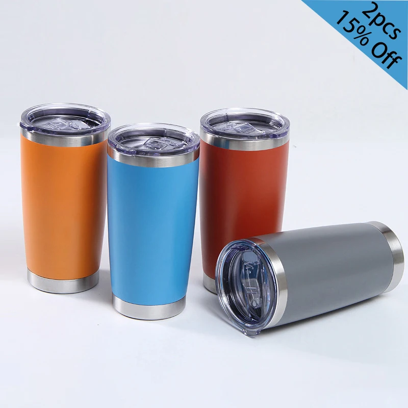 

Beer Cold Drink Mug Juice Cups Stainless Steel Thermos Coffee Water Bottle Insulated Vacuum Leak Proof Lids Tumbler Drinkware