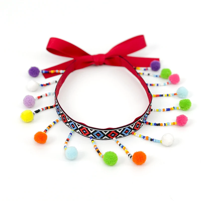 

Cute Cat Collars Adjustable Puppy Kitten Necklace Pendant with Balls Dog Collar for Small Medium Puppy Kitten Cats Accessories