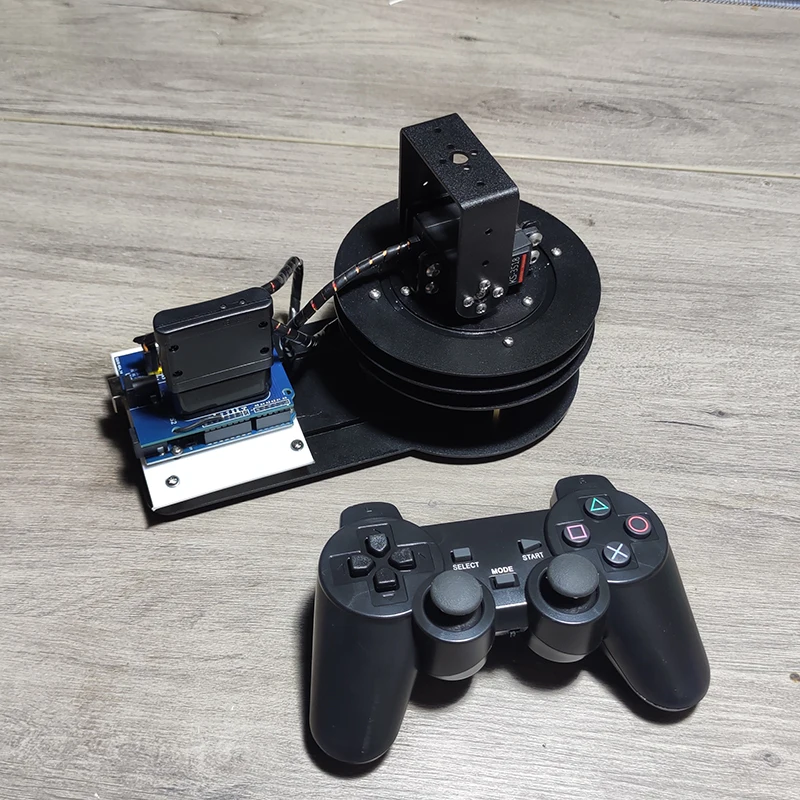 

Два градуса свободы механическое управление Программирование вертикальное вращение Горизонтальное интеллектуальное карданное основание цифровое Рулевое управление