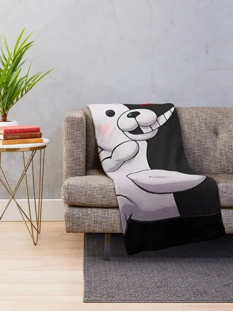 Наклейка Monokuma и Monomi одеяло диван-кровать фланелевые одеяла