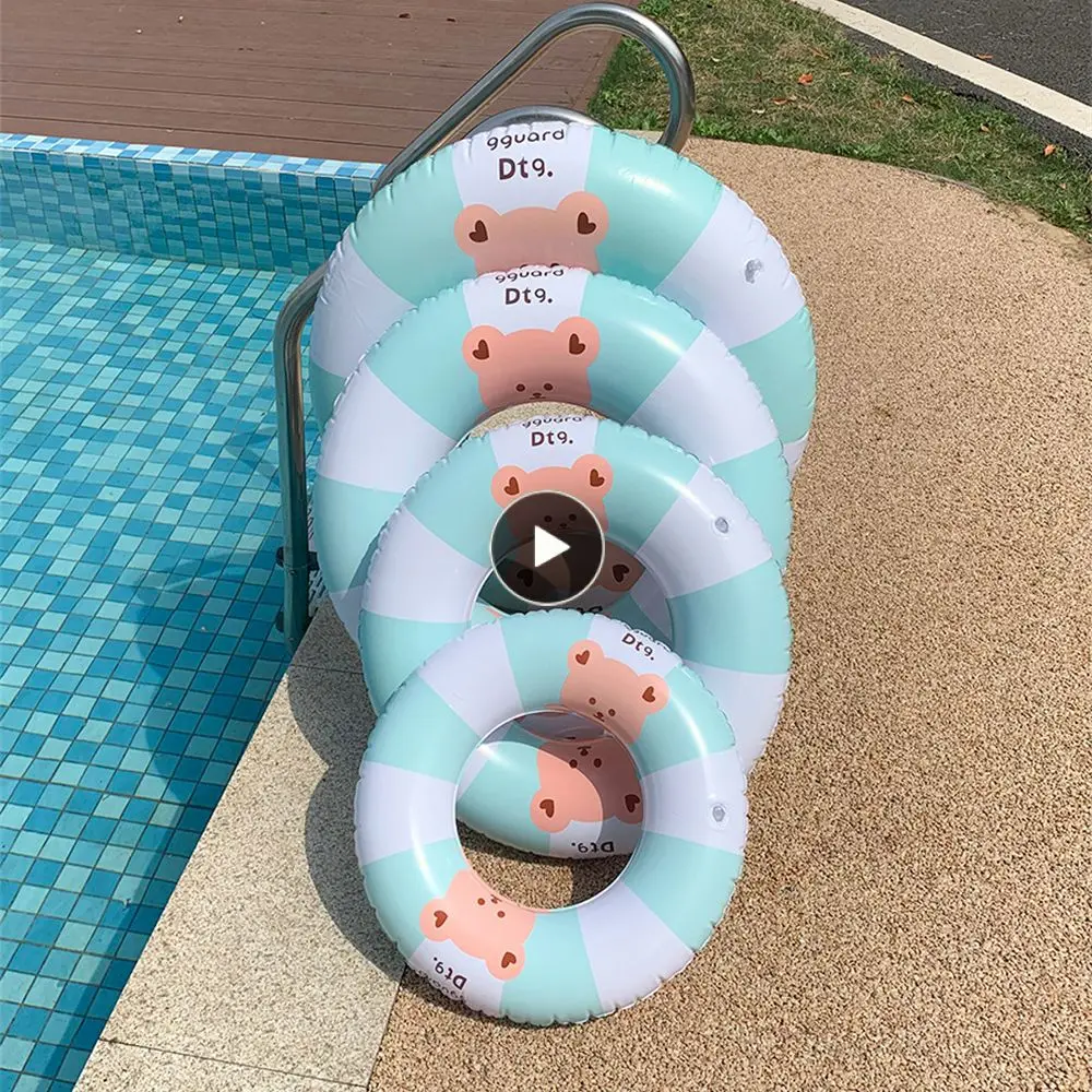 

Comfortable And No Smell Cartoon Long-term Air Leakage Life Buoy The Corners Are Smooth Swimming Ring Care For The Baby Children