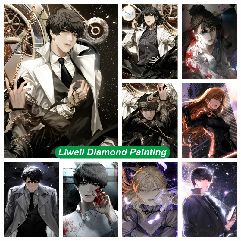 

Корейский комикс, картина с изображением дальнозоркости, картина из страз, фото Ким докха, йоо, йооплоу, мозаика, вышивка крестиком, Декор