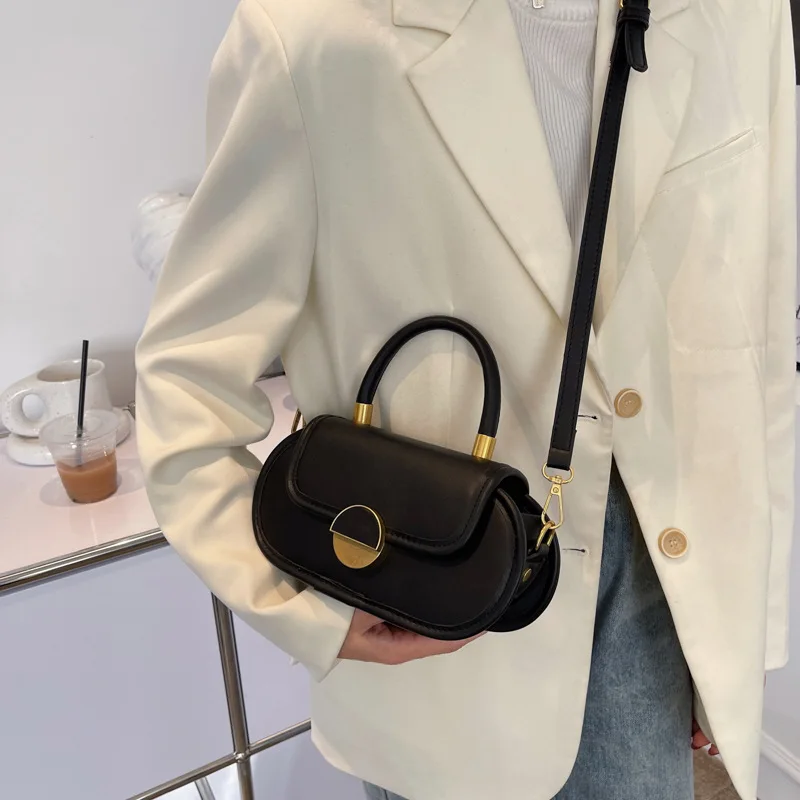 

Klein Blue Bag 2022 Spring New Trendy Bag Women's Bag Texture Niche Messenger Bag Portable Small Square Bag