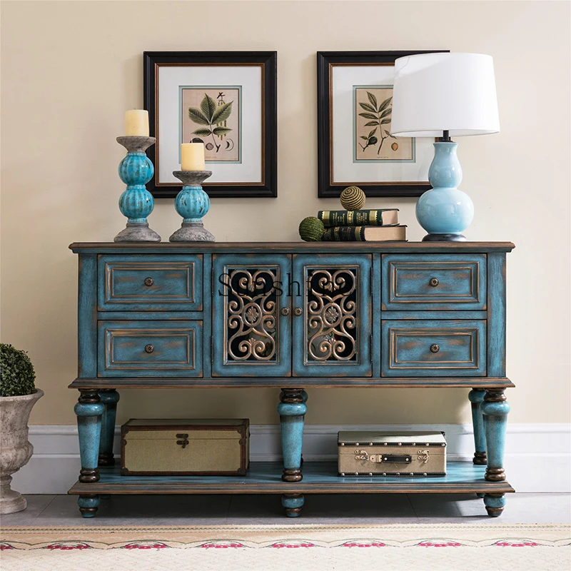 Американский вход из цельного дерева обеденный боковой шкаф для гостиной