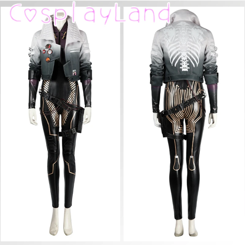 Костюм для косплея Song So Mi из игры панк 2077 модный пиджак комбинезоны полный