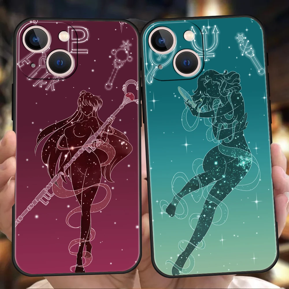 

Sailor Moon Shockproof For iPhone 13 12 11 Pro Max 8 7 Plus SE2020 Case Soft Cover For iPhone X XR XS Max 13 Mini Shell Fundas