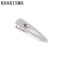 kharisma new fashion women diamond hairpins female metal elegant hair clip shine rhinestones korean girls cute lovely hairpins
