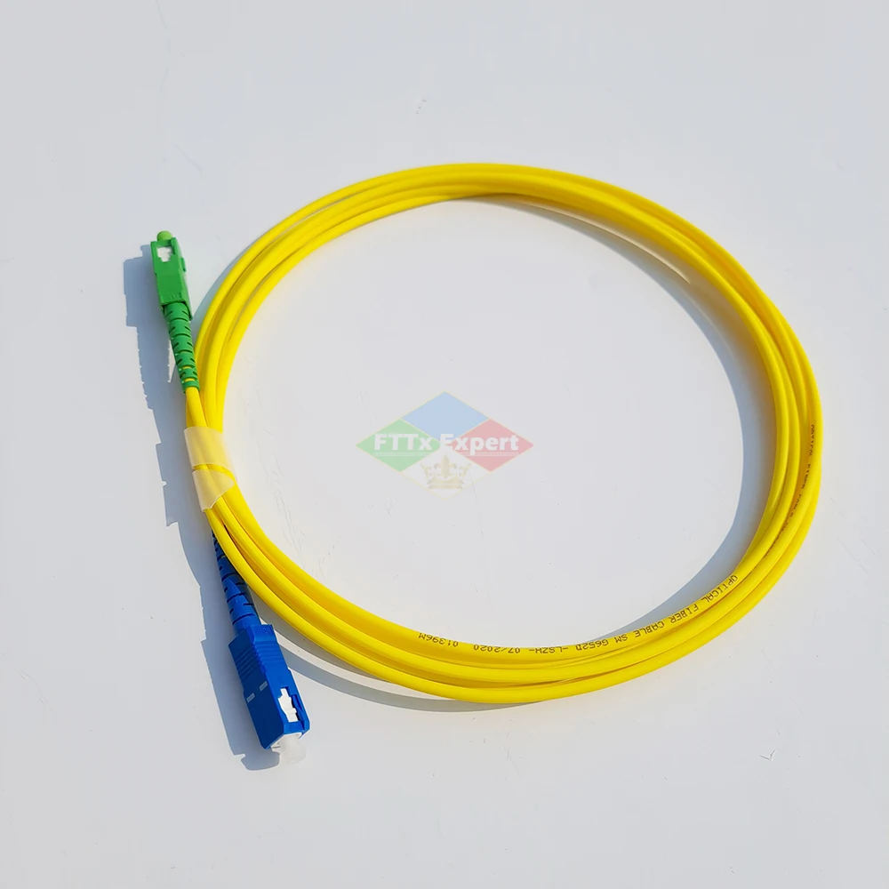 10 Pcs/lot SC APC to SC UPC SC Patch Cord Simplex 3.0mm Single Mode Fiber Patch Cord jumper Cable1m 2m 3m 5m 10m