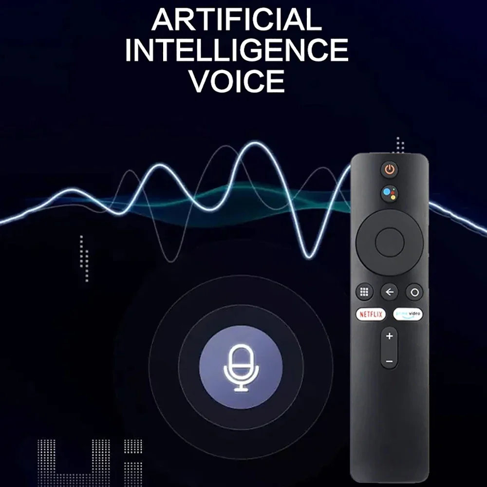 Фото Сменный пульт дистанционного управления, портативный голосовой пульт дистанционного управления Bluetooth для Xiaomi MI Box S TV Stick MDZ-24-AA Google Voice Assistant №5