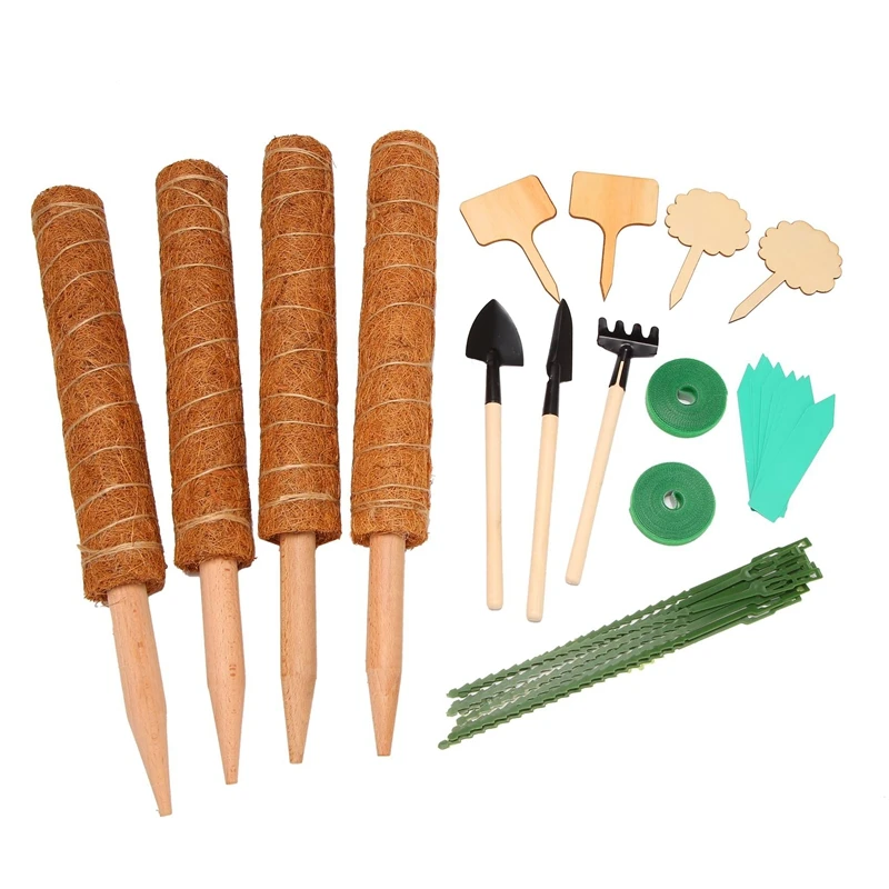 

Coir Totem Pole 15.7 Inch Coir Moss Totem Pole Coir Moss Stick For Creepers Plant Support Extension Climbing Plants