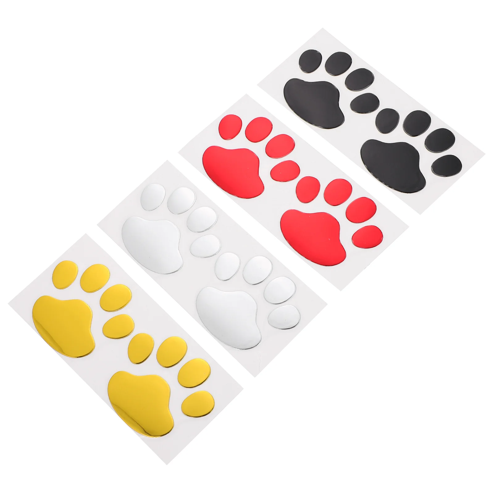 

Car Stickers Dog Footprint Adornments Adorable Bear Water-proof Decor Animal Ornaments Decorative Lovely PVC Decoration
