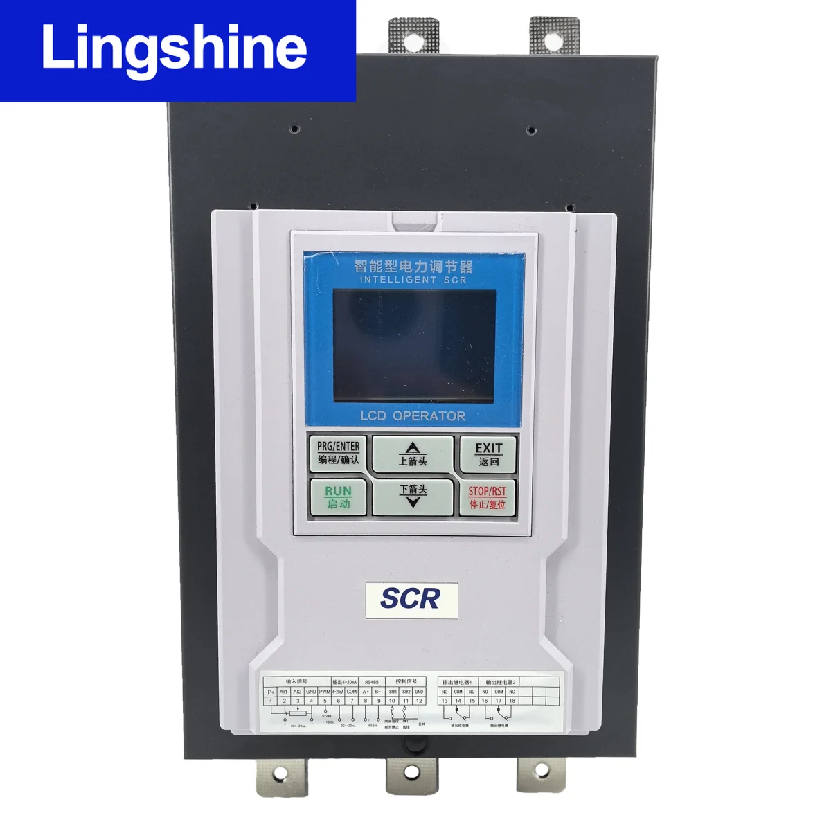 3-фазный регулятор напряжения 100–160 кВт 260–440 В переменного тока SCR с связью RS-485