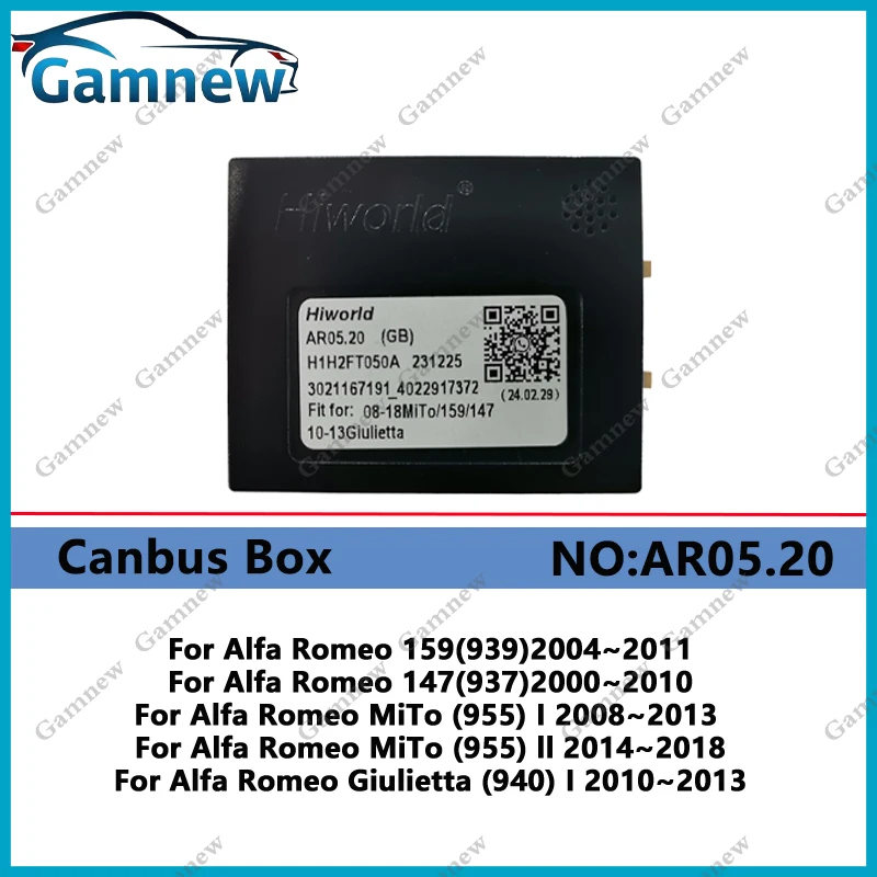 Фото Автомобильный радиоприемник Canbus Box, декодер Hiworld Android, аксессуары для головное устройство для Alfa Romeo №2