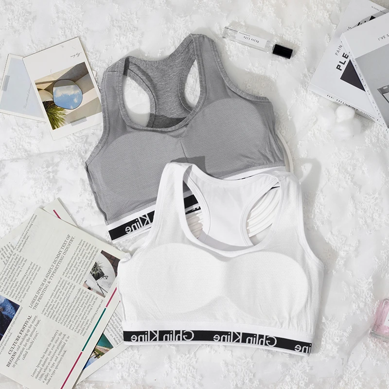 Модный спортивный бюстгальтер комплект нижнего белья жилет с губчатыми