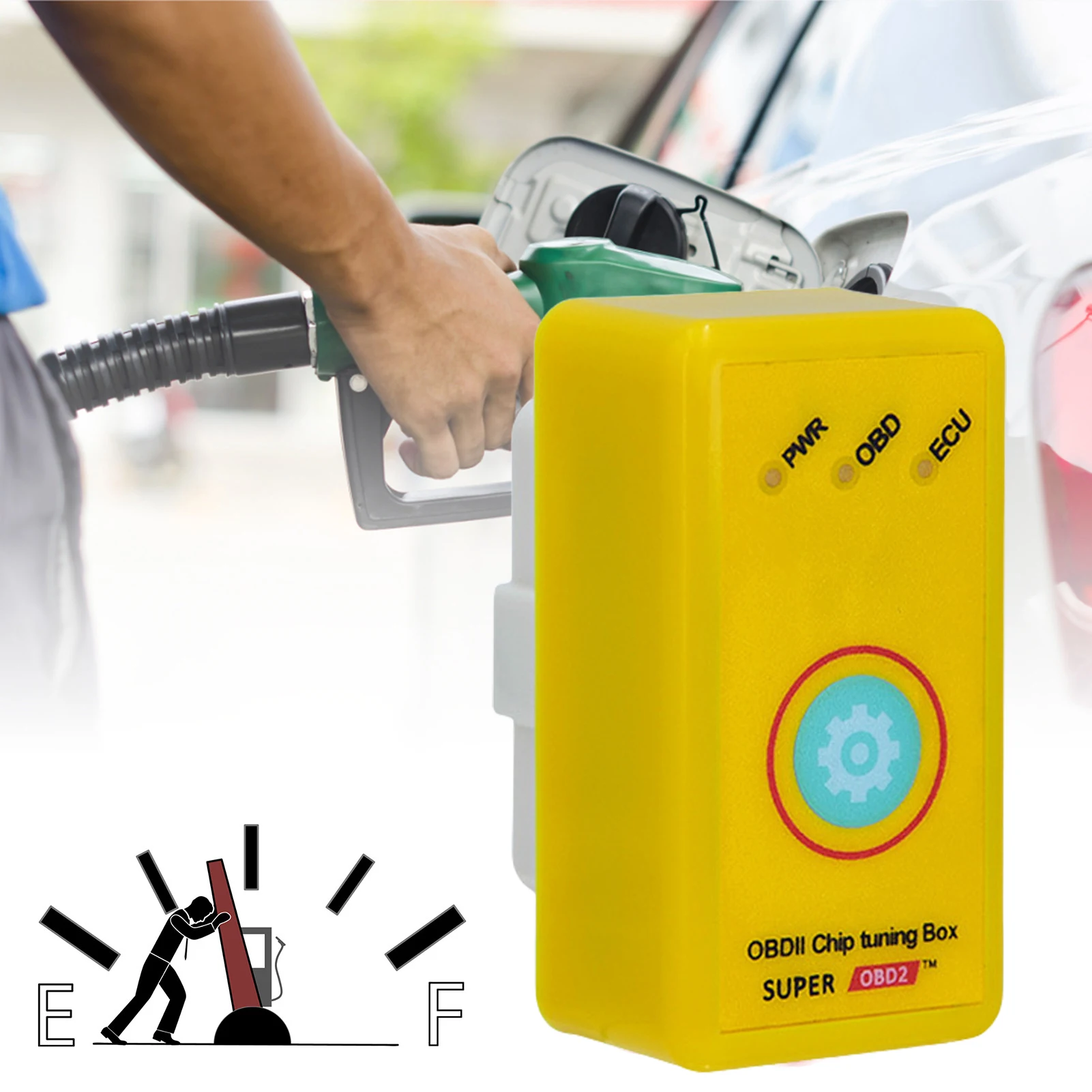 Экономия 20% экономия масла 16-контактный OBD 2 автомобильная топлива тюнинг бокса