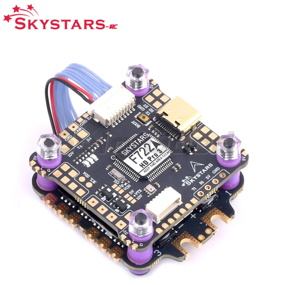 Контроллер полета Skystars F7 F722HD PRO3 OSD KO45/KO60 45A/60A 128K Blheli_32 3-6S ESC стек 30,5 мм FPV гоночный Дрон квадрокопт