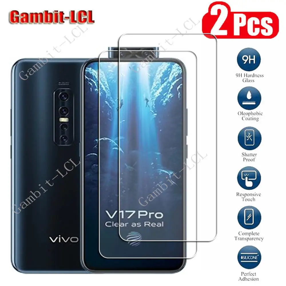 Фото 2 шт. 9H защитное закаленное стекло для Vivo V17 Pro 6,44 