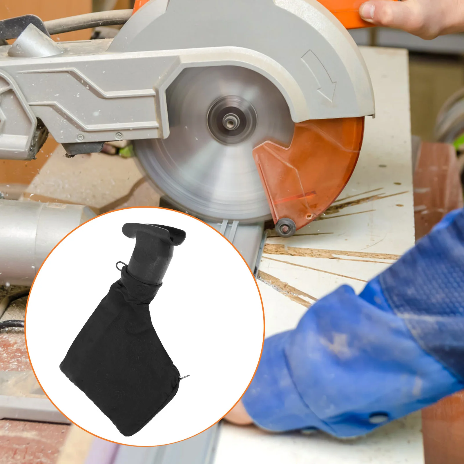 

1 Set Saw Dust Bag Saw Edges Cleaner Bag Dust Collecting Bag Saw Cover Bag for 10'' Saw