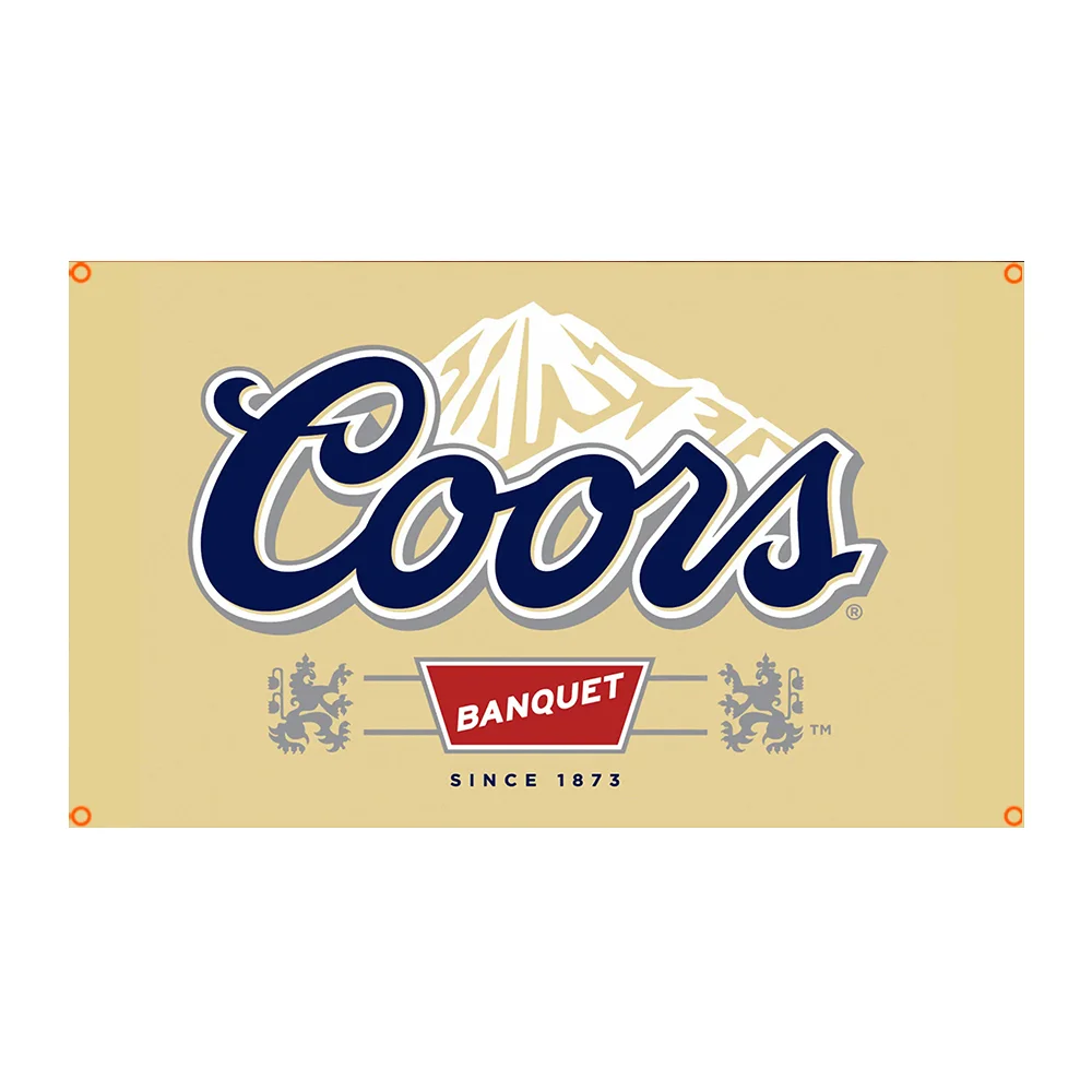 Фото ФЛАГлап 3x5FT90X150CM 2X3FT c-COORS Печатный полиэфирный флаг, высококачественный пивной флаг ярких цветов, вкусное пиво №4